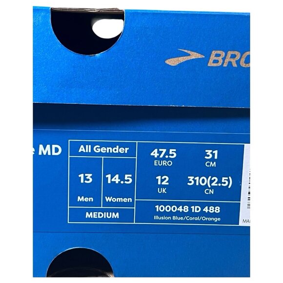 Brooks Hyperion Elite MD Running Spikes Grey Mid Distance Mens 13/ Womens 14.5 - Picture 4 of 16